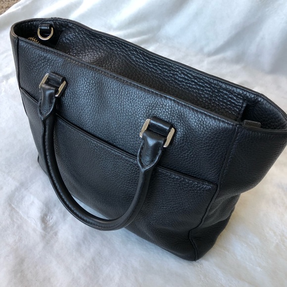 Michael Kors Black Pebble Leather Handbag - Picture 5 of 8